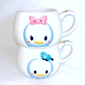 Disney Tsum Tsum Baby Donald Daisy Duck Mug Set of 2 Cup Pair